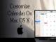 Cách Tùy Chỉnh Lịch (Calendar) Trên Mac OS X